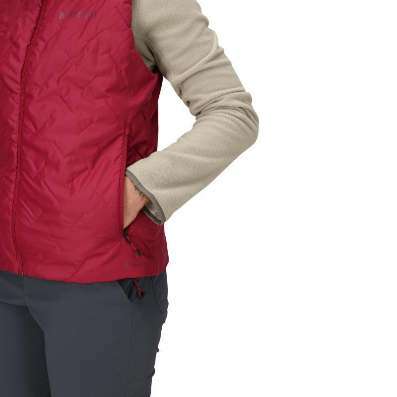MonoQuilt Vest - Womens - red mulberry 1