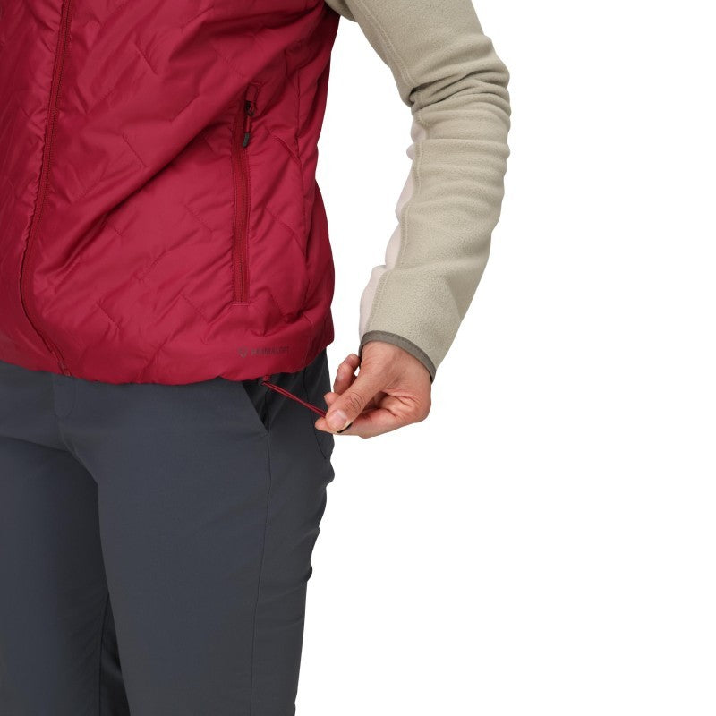 MonoQuilt Vest - Womens - red mulberry 1