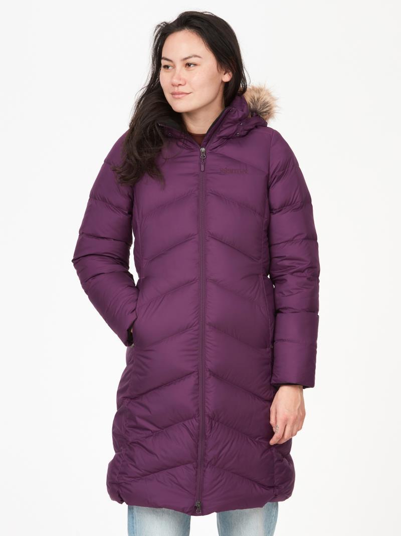 Montreaux Coat - Womens - Purple Fig 1