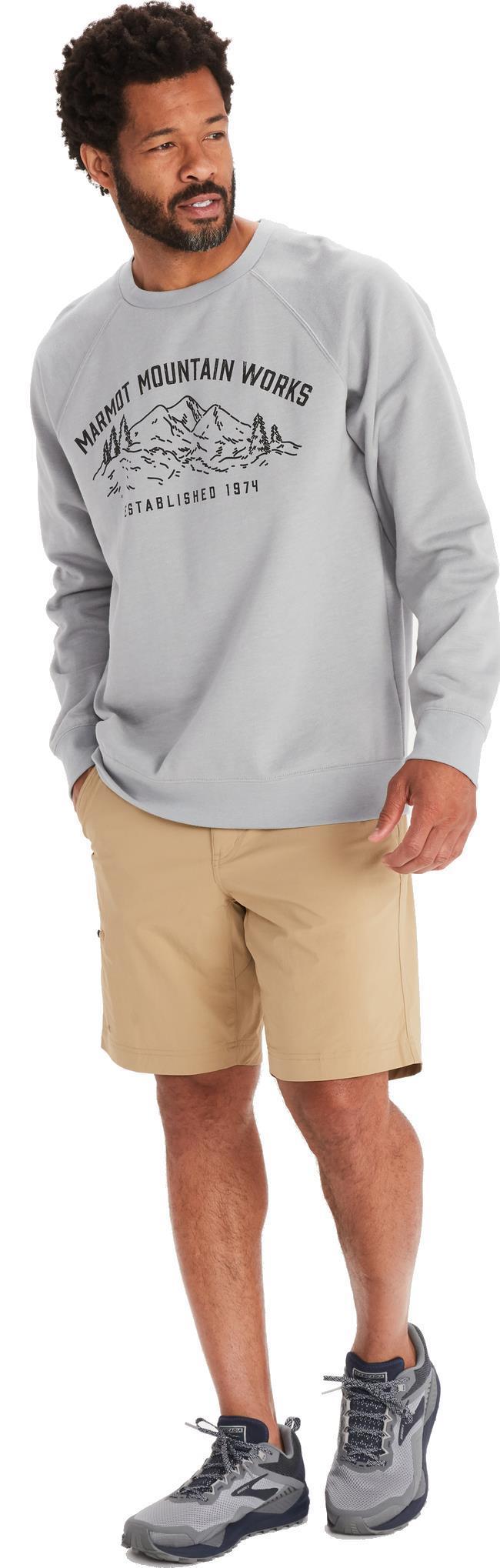 Mountain Works C Sweatshirt - Mens - Sleet Heather 2