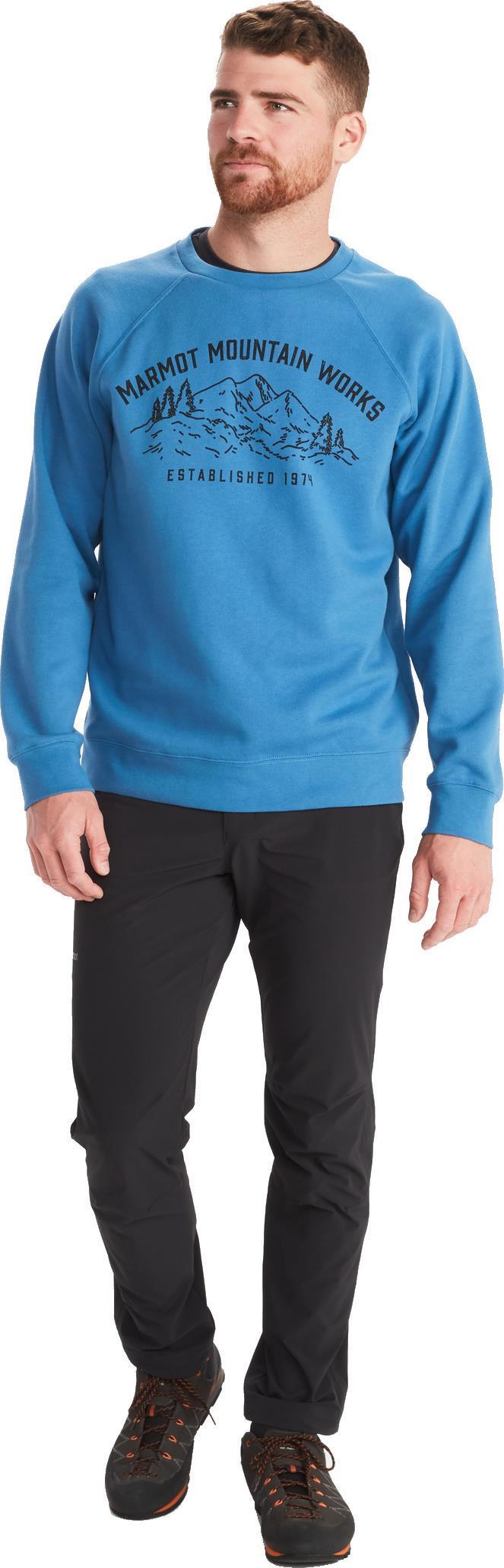 Mountain Works C Sweatshirt - Mens - Varsity Blue 2