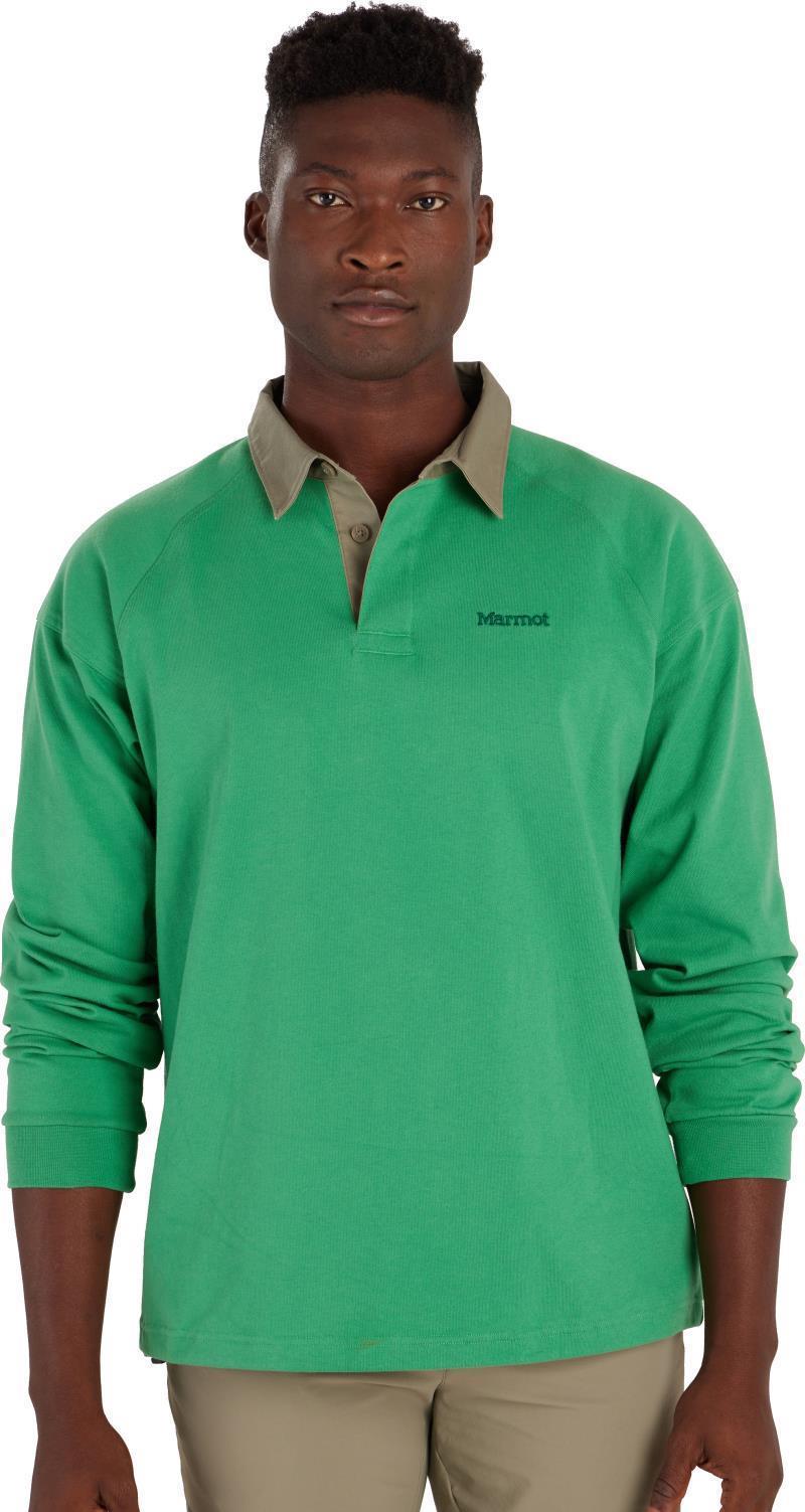 Mountain Works Rugby Pullover - Mens - Clover / Vetiver 1