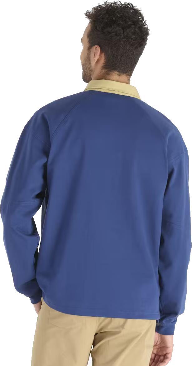 Mountain Works Rugby Pullover - Mens - Twilight Blue / Light Oak 2
