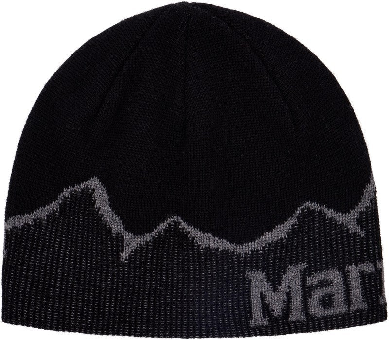 Mountainscape Wool Beanie - black 1