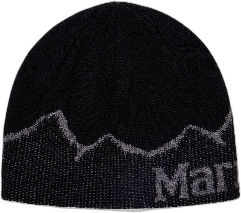 Mountainscape Wool Beanie - black 1