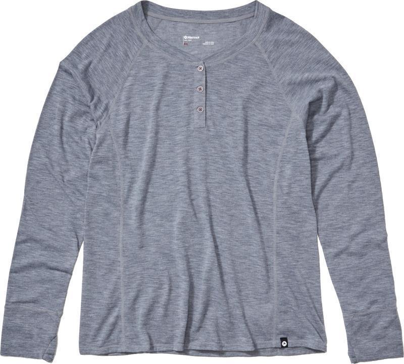 Mt Shasta LS - Womens - Steel Onyx Heather 1