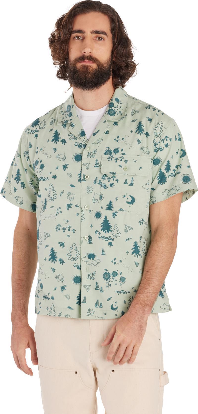 Muir Camp Novelty SS - Mens - Frosty Green Trail Mix 1