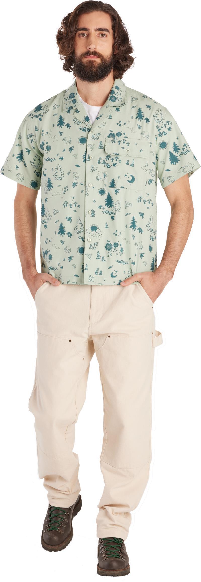 Muir Camp Novelty SS - Mens - Frosty Green Trail Mix 3