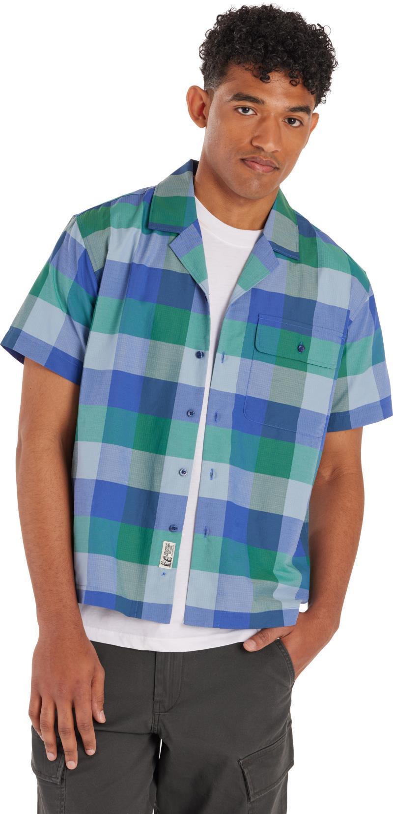 Muir Camp Novelty SS - Mens - Trail Blue Charlie Plaid 1
