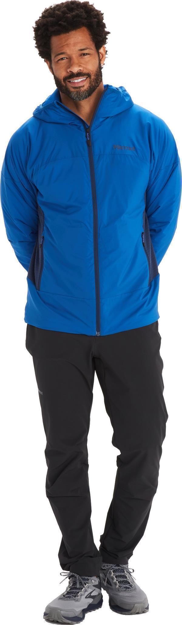 Novus LT Hybrid Hoody - Mens - Dark Azure / Arctic Navy 4