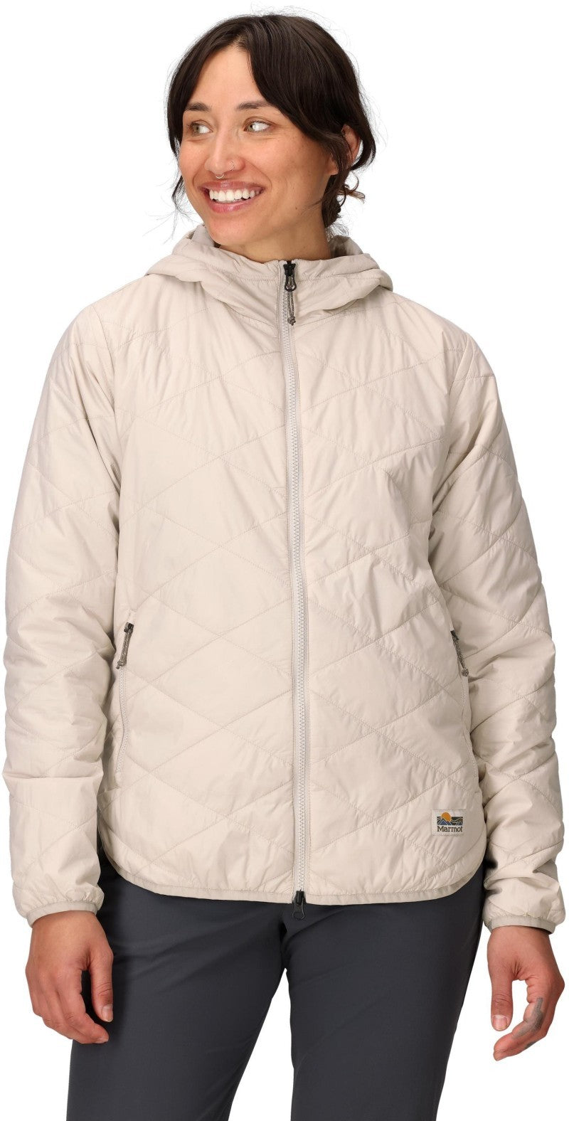 Onward Insulated Hoody - Womens - birch bark 1