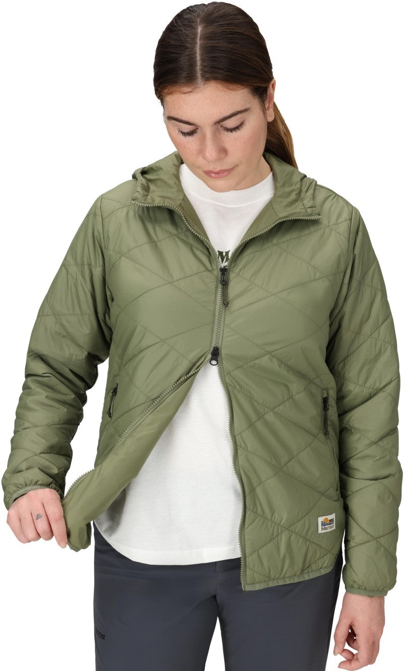 Onward Insulated Hoody - Womens - olive grove 1