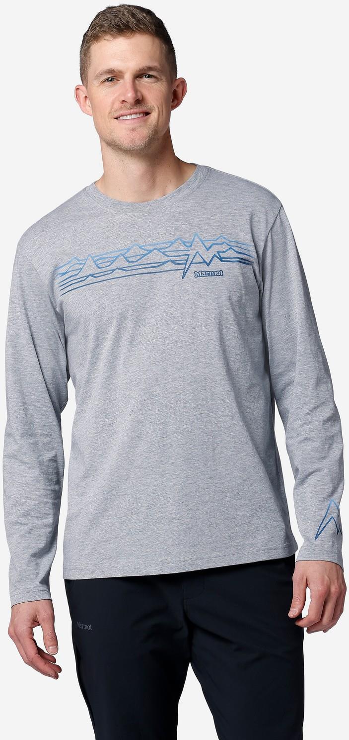 Open Range LS Tee - Mens - grey heather 1