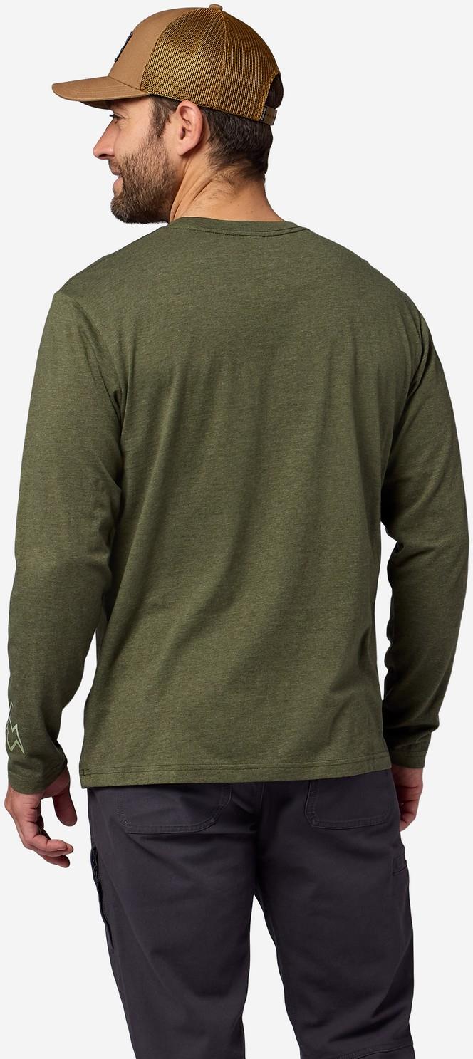 Open Range LS Tee - Mens - surplus green heather 1