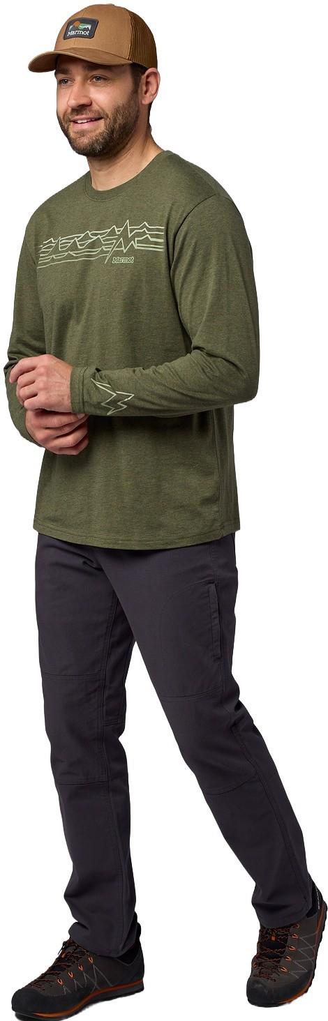 Open Range LS Tee - Mens - surplus green heather 1