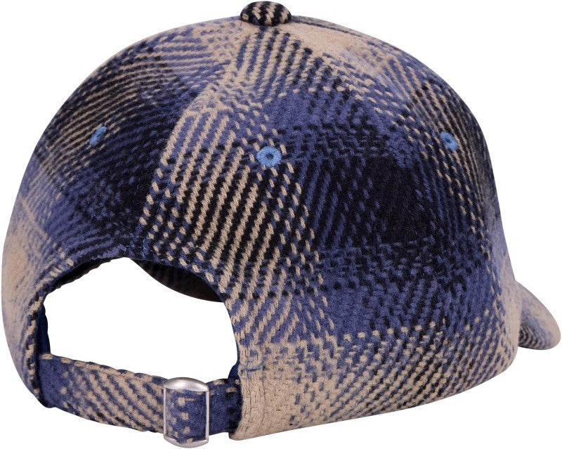 Open Weave Flannel Cap - thunderhead 1