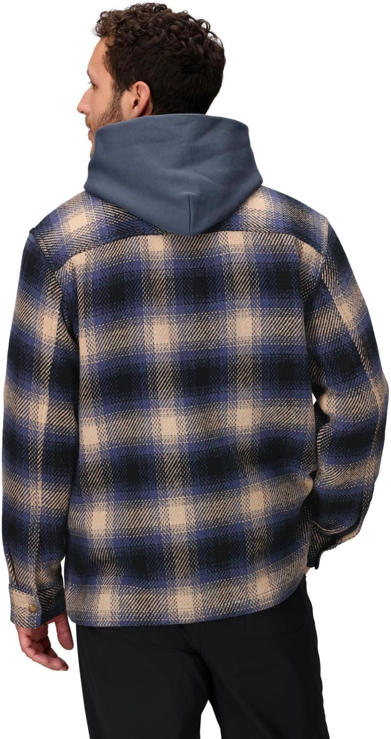 Open Weave Heavyweight Flannel Overshirt - Mens - thunderhead 1