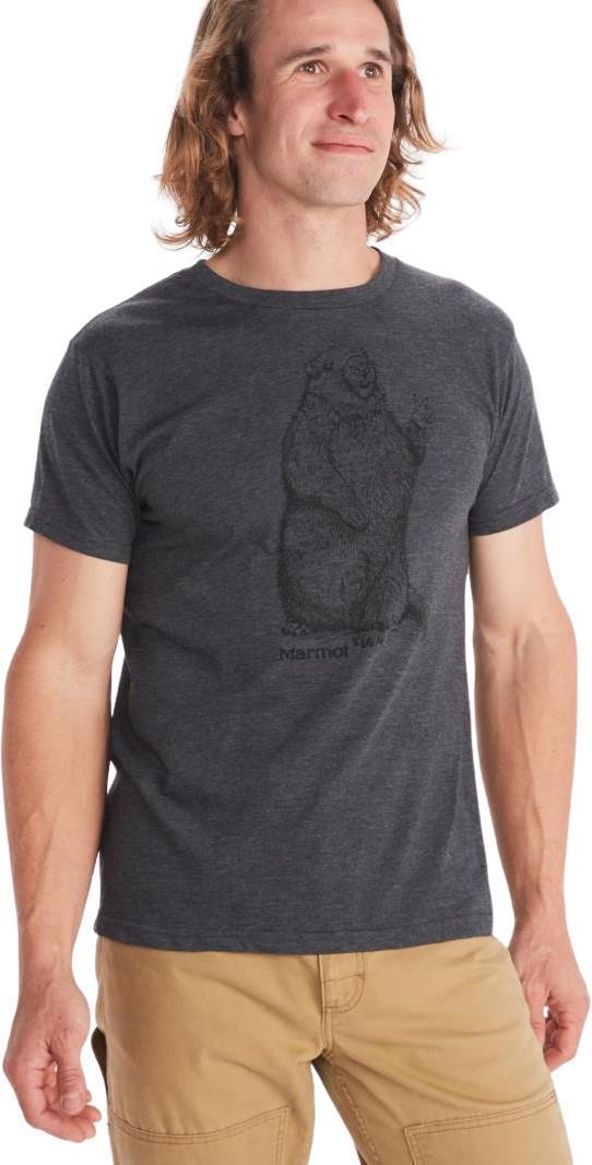 Peace Tee SS - Mens - Charcoal Heather 1