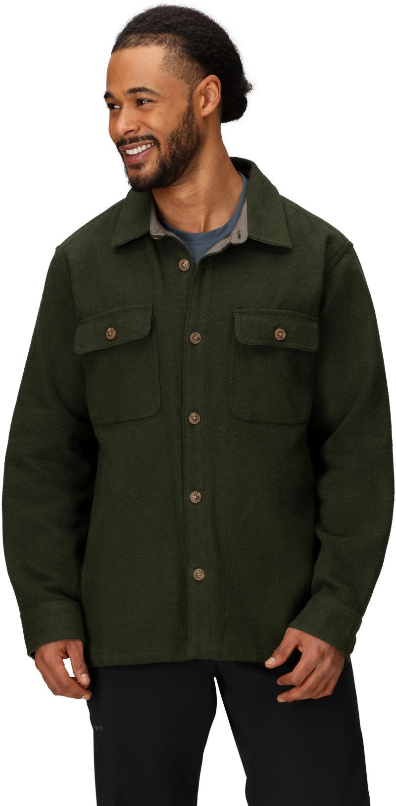 Pinecrest Heavyweight Flannel Overshirt - Mens - rosin green 1