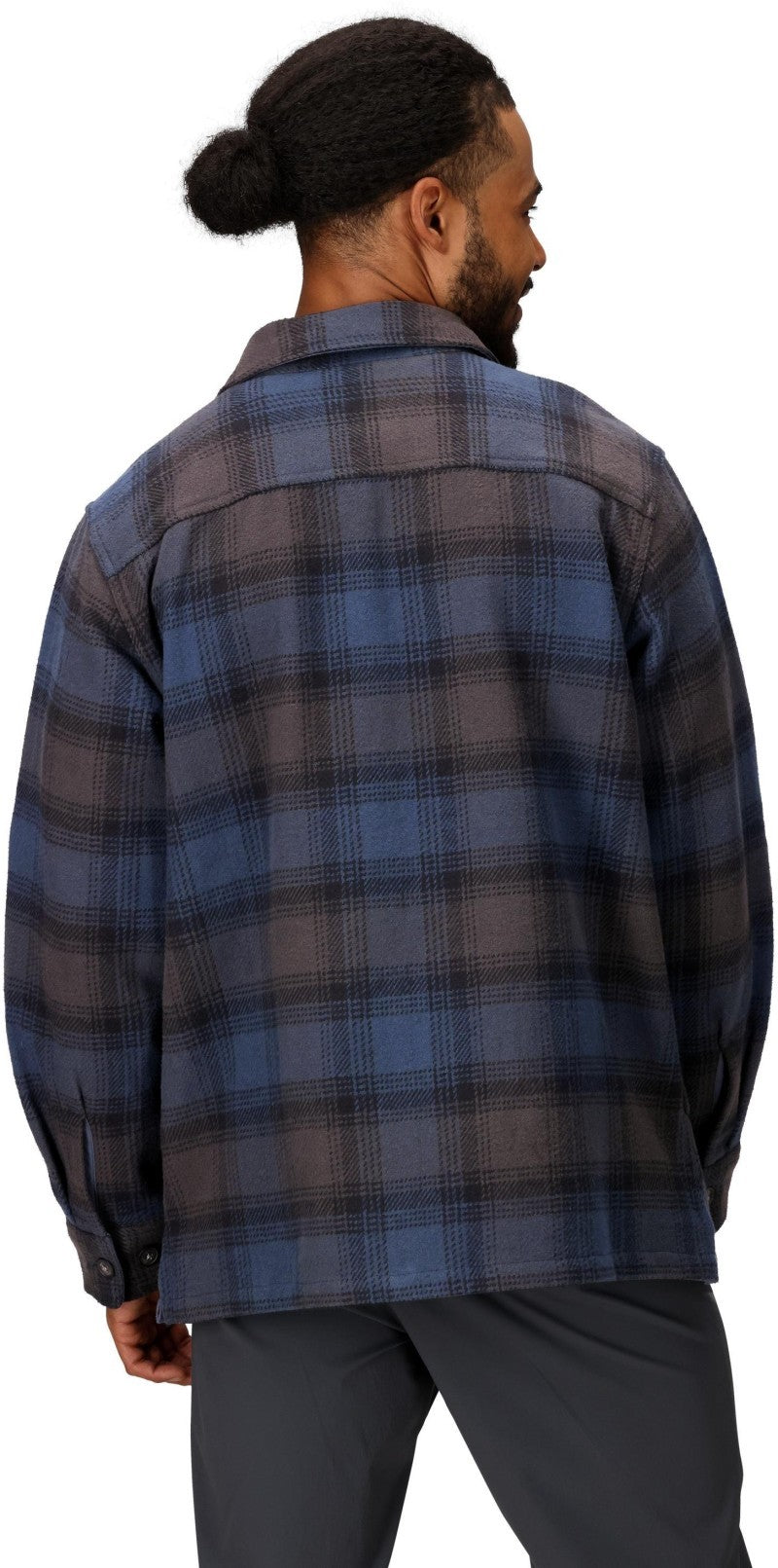 Pinecrest Heavyweight Flannel Overshirt - Mens - thunderhead 1