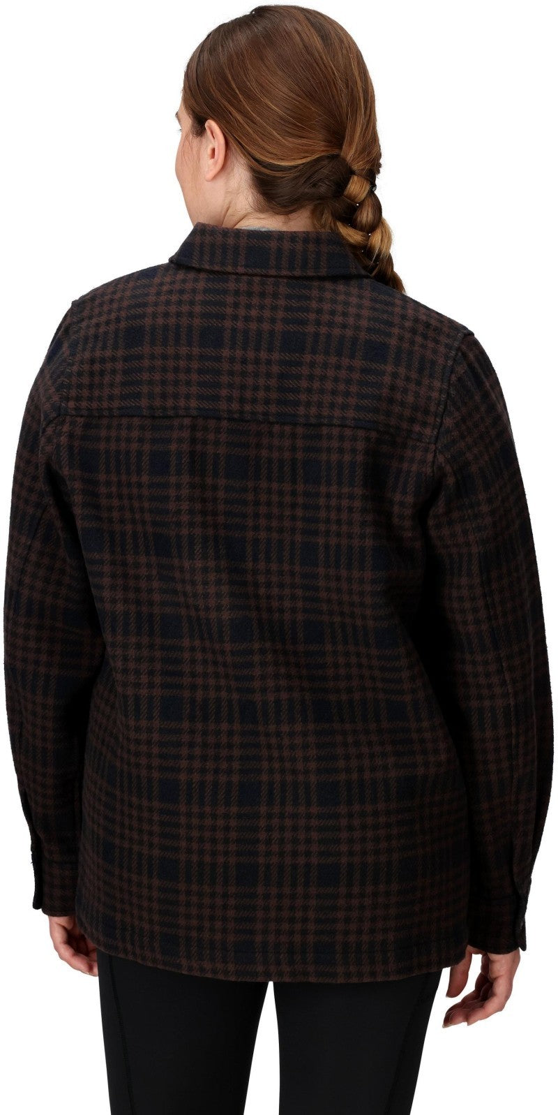 Pinecrest Heavyweight Flannel Overshirt - Womens - black 1