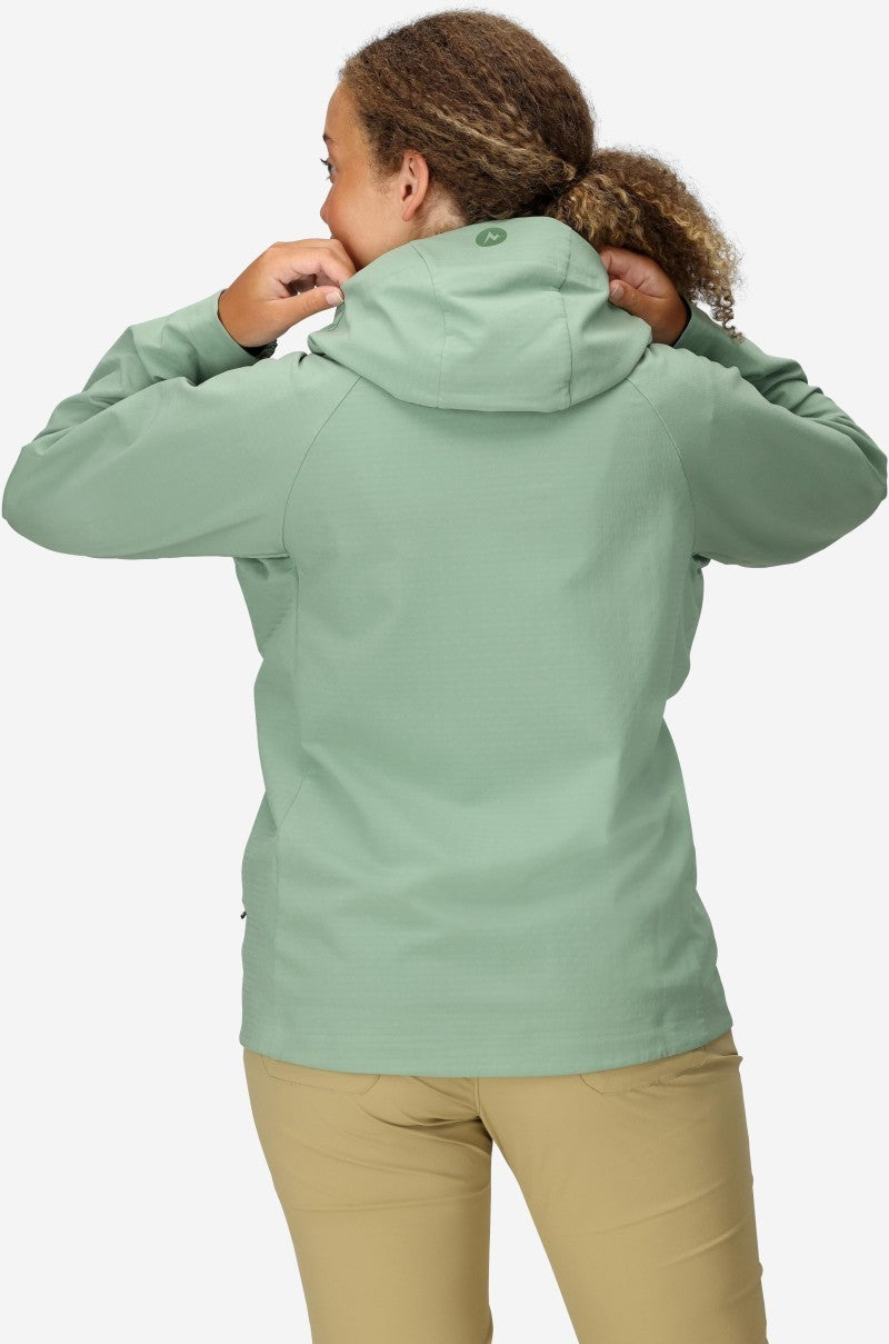 Pinnacle DriClme Hoody - Womens - agate green 1