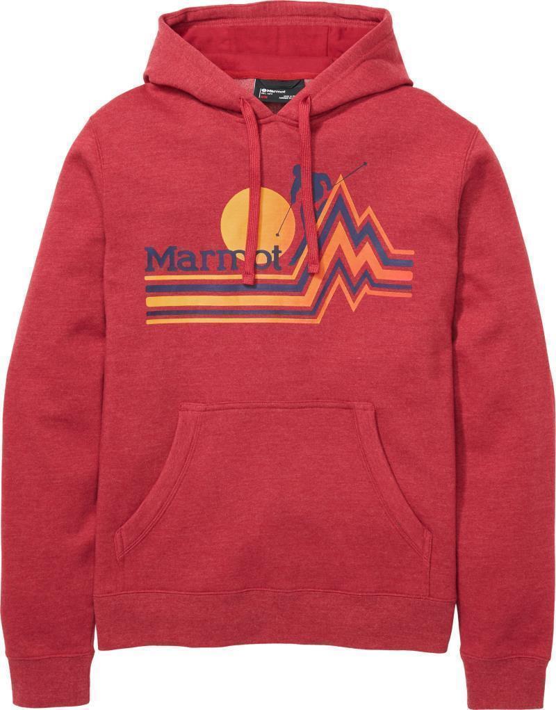 Piste Hoody - Mens - brick heather 1