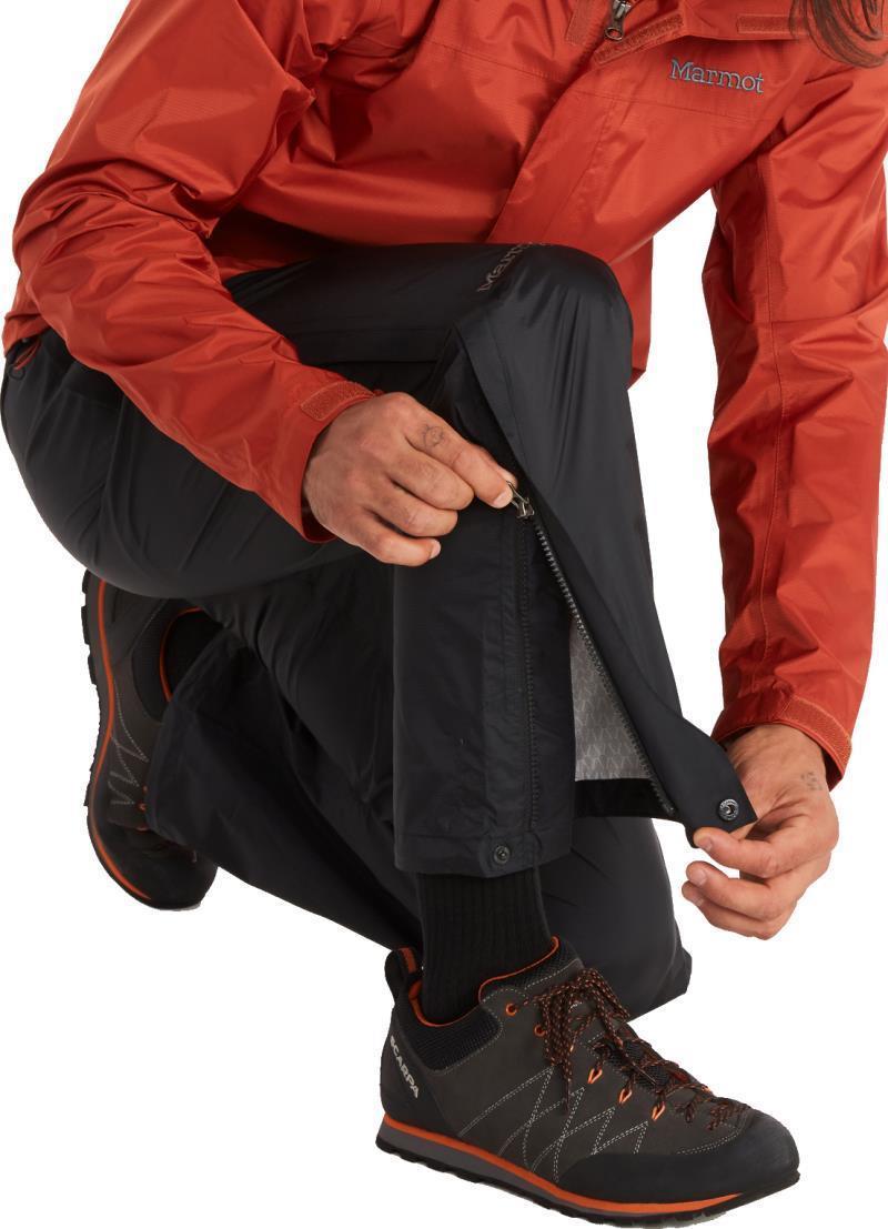 PreCip Eco Full Zip Pants, Long - Mens - black 1