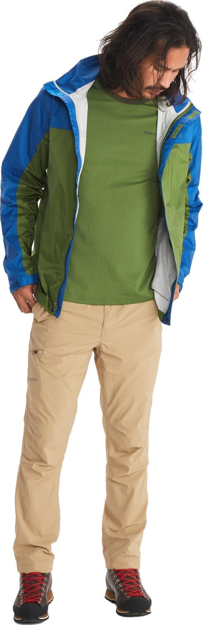 PreCip Eco Jacket - Mens - Foliage / Dark Azure 3
