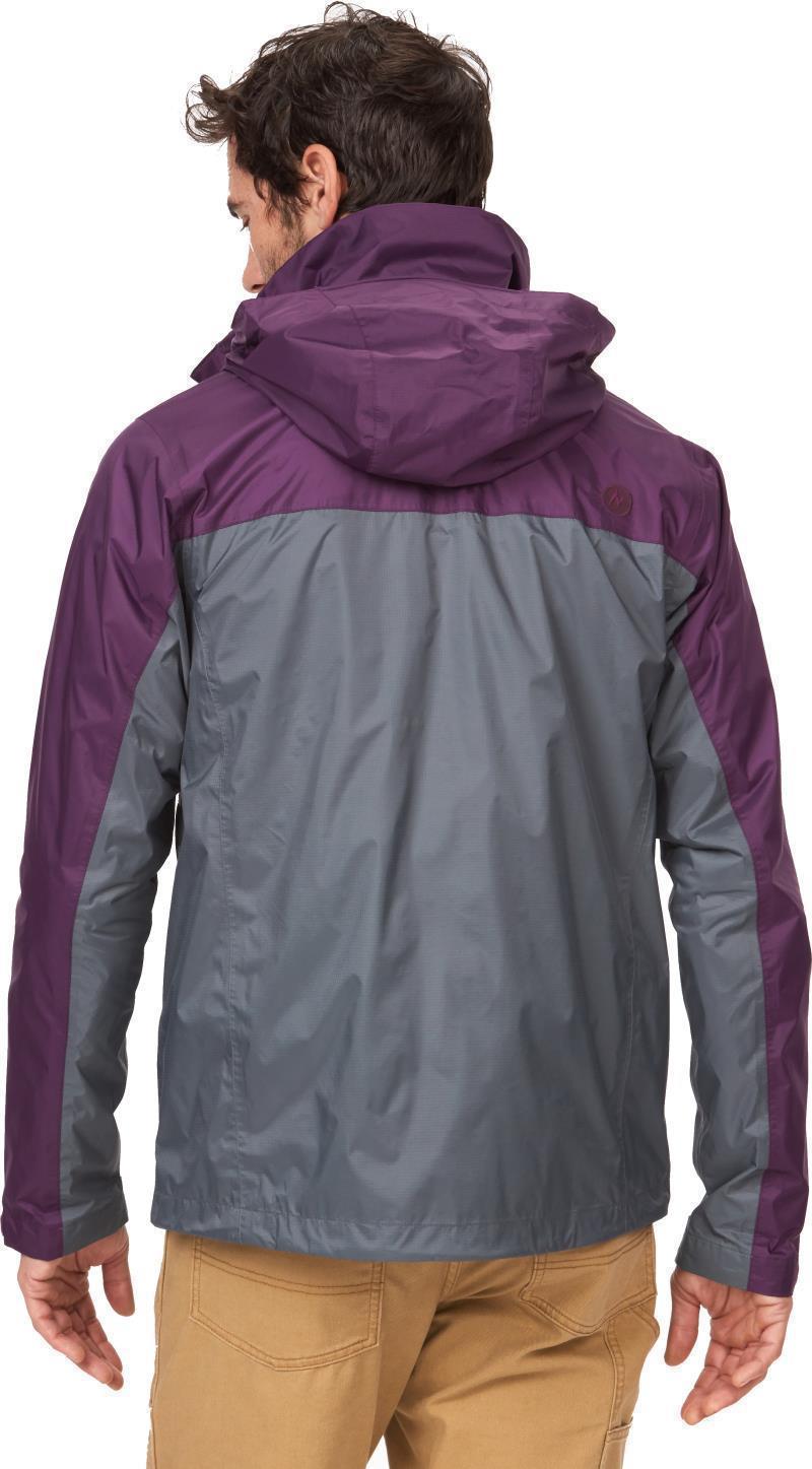 PreCip Eco Jacket - Mens - Steel Onyx / Purple Fig 2