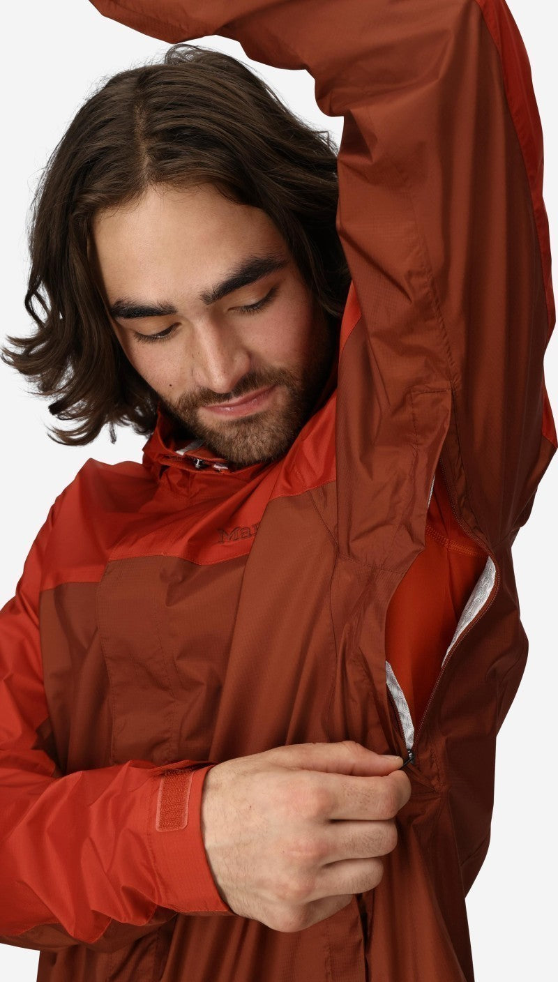 PreCip Eco Jacket - Mens - pecan / sumac 1