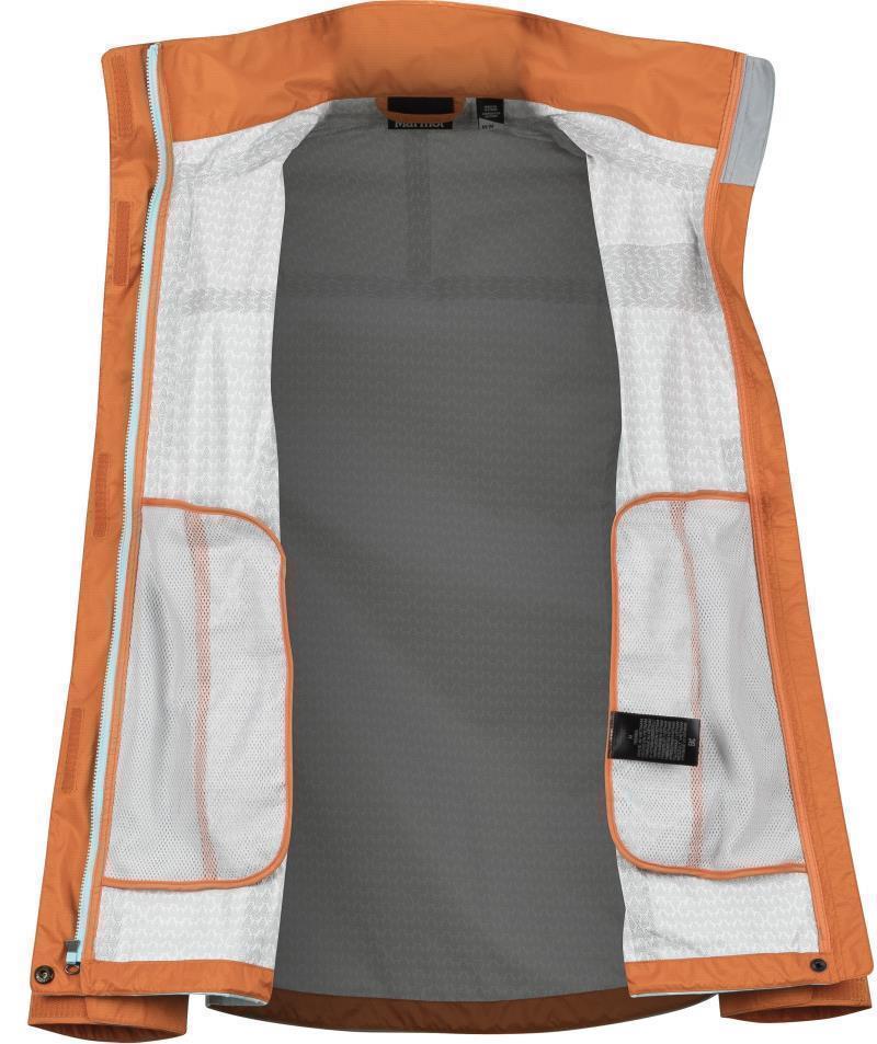 PreCip Eco Jacket - Womens - Skyrise / Bonfire 2