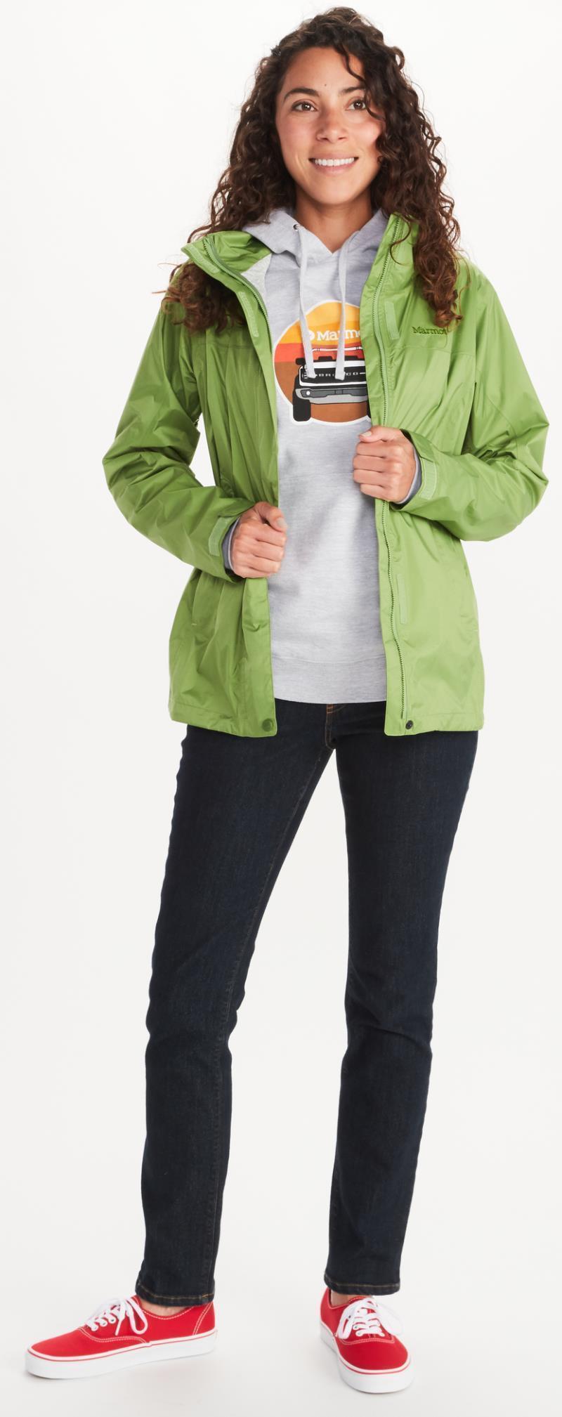 PreCip Eco Jacket - Womens - forest green 1