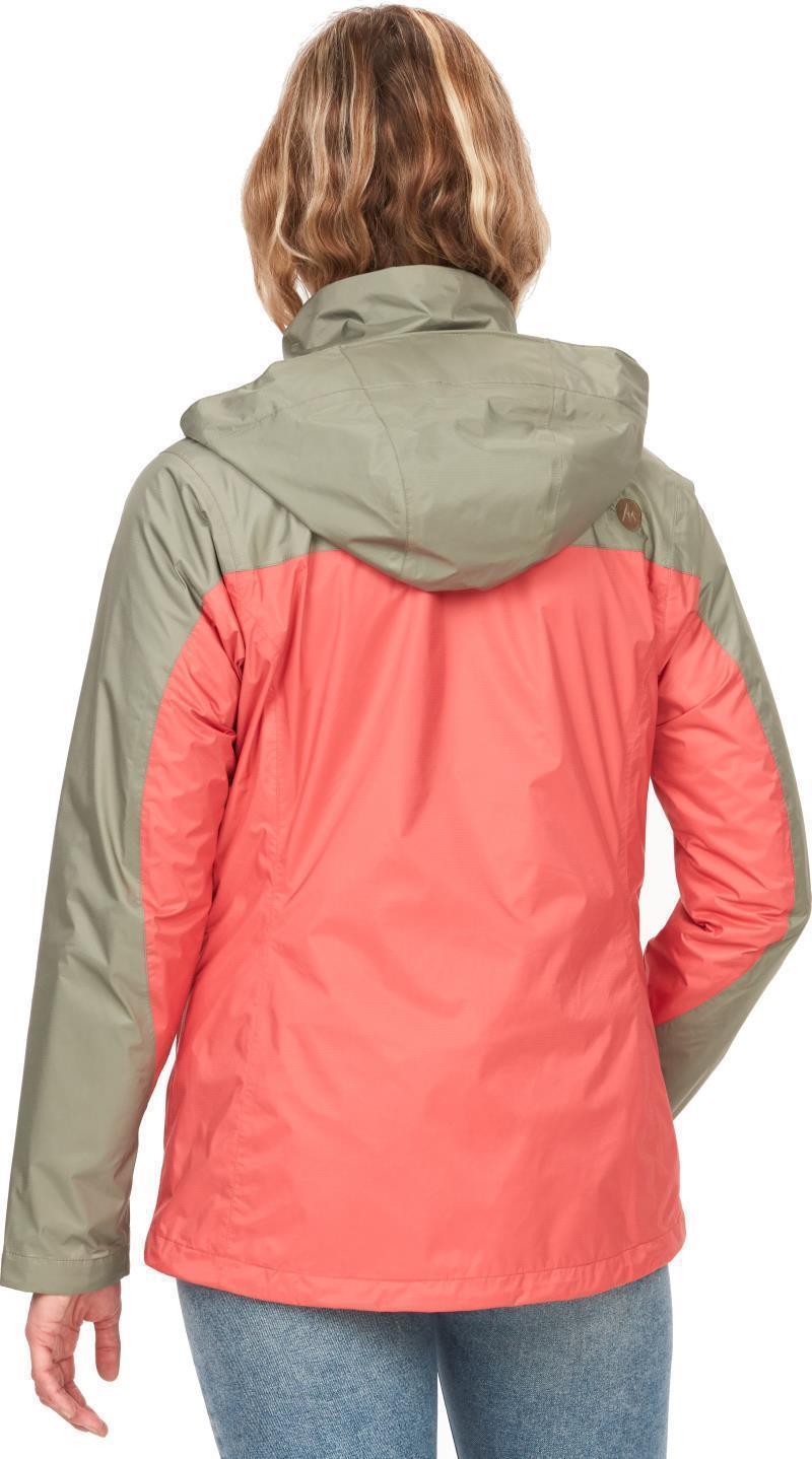 PreCip Eco Jacket - Womens - grapefruit / vetiver 1