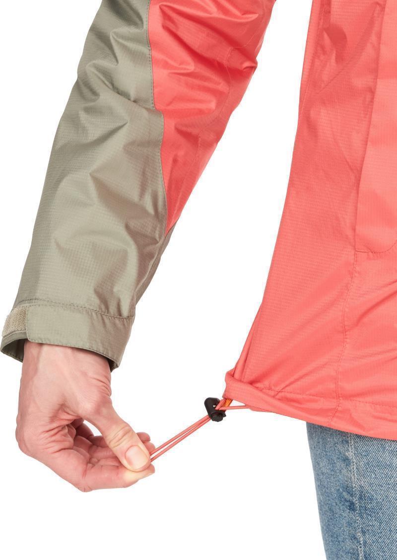PreCip Eco Jacket - Womens - grapefruit / vetiver 1