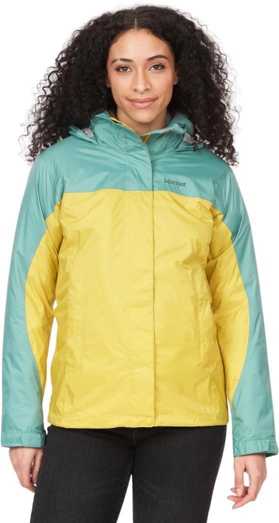PreCip Eco Jacket - Womens - limelight / blue agave 1