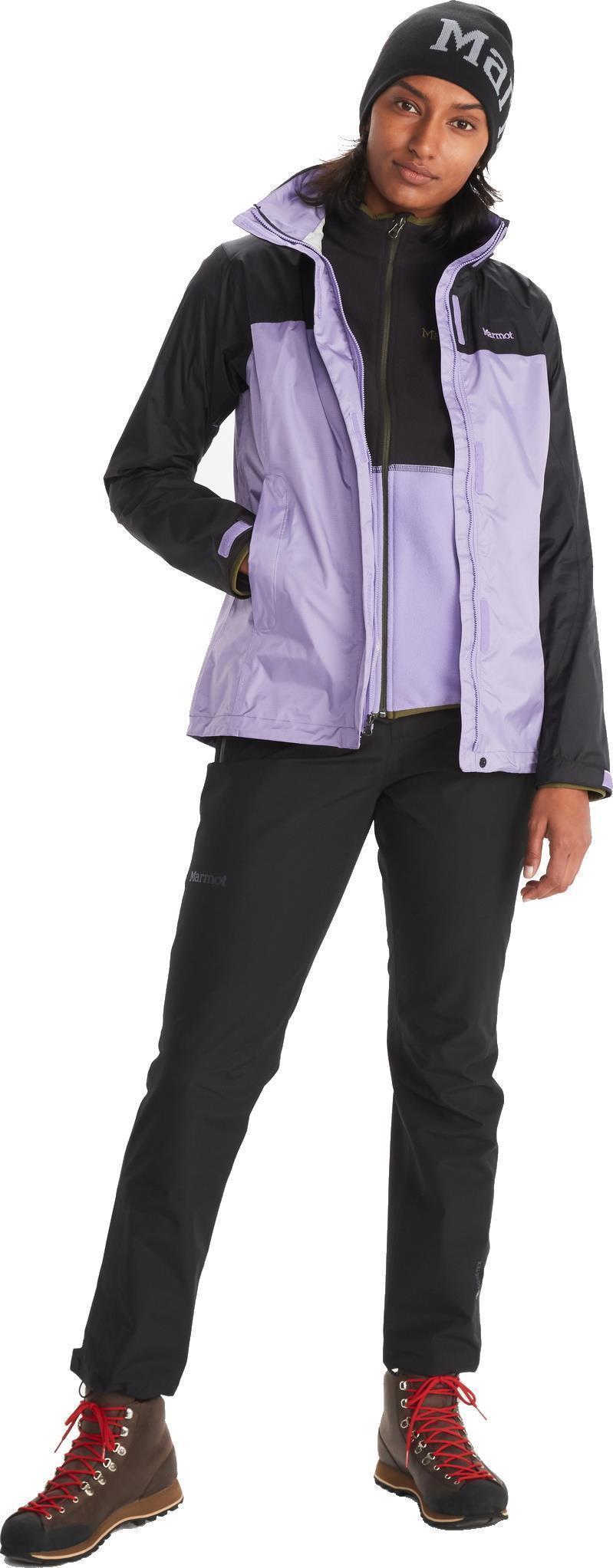 PreCip Eco Jacket - Womens - paisley purple / black 1