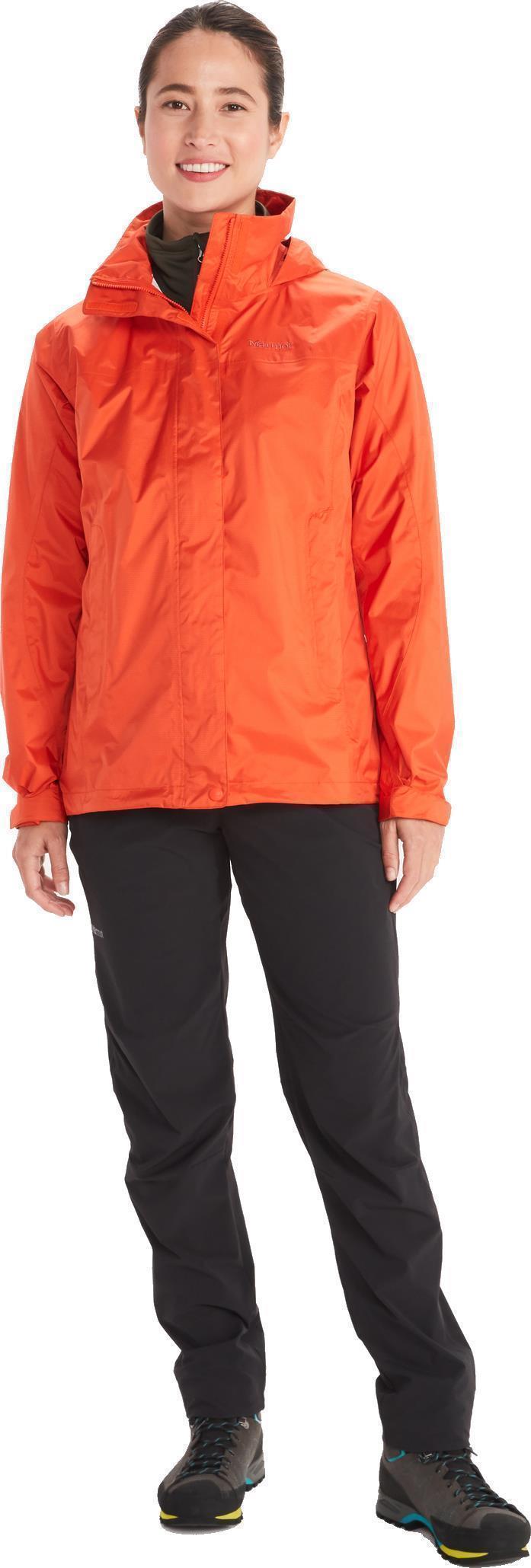 PreCip Eco Jacket - Womens - red sun 1