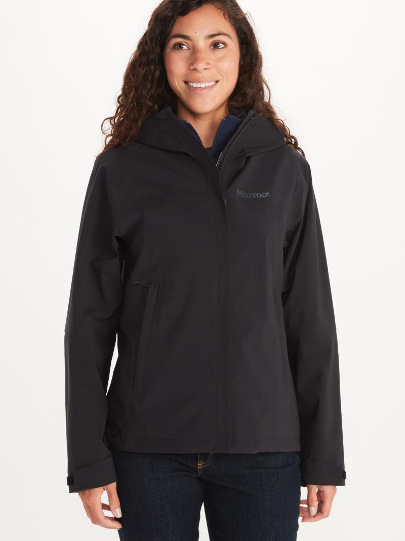 PreCip Eco Pro Jacket - Womens - Black 1