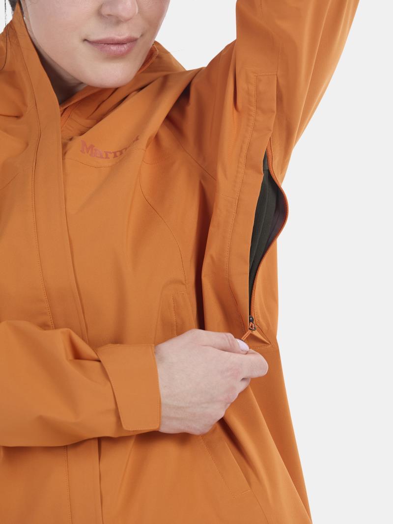 PreCip Eco Pro Jacket - Womens - Tangelo 3