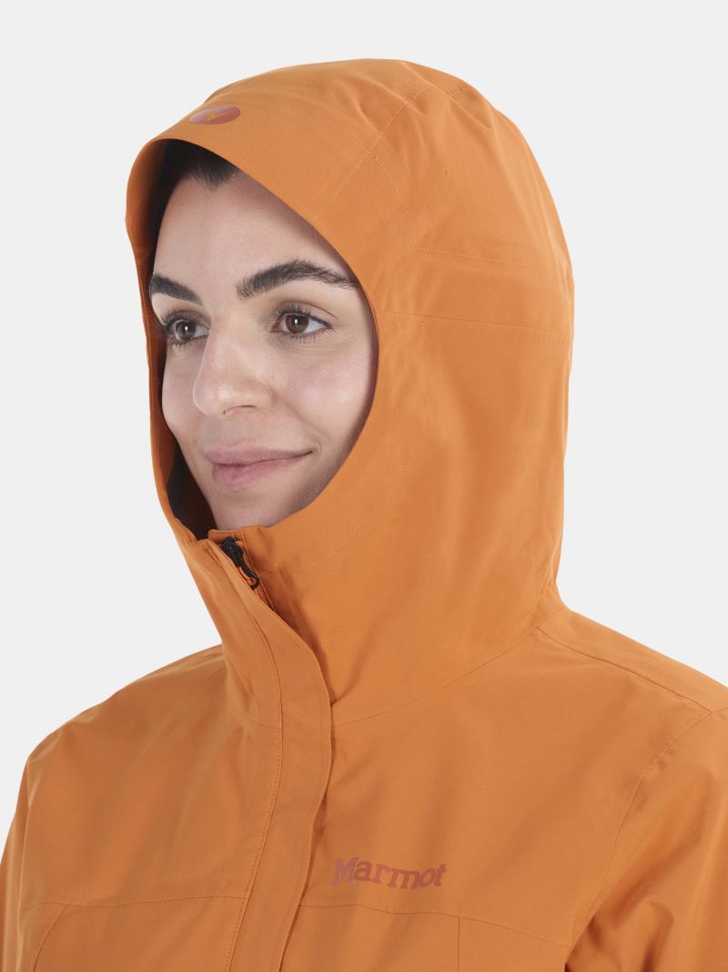 PreCip Eco Pro Jacket - Womens - Tangelo 5