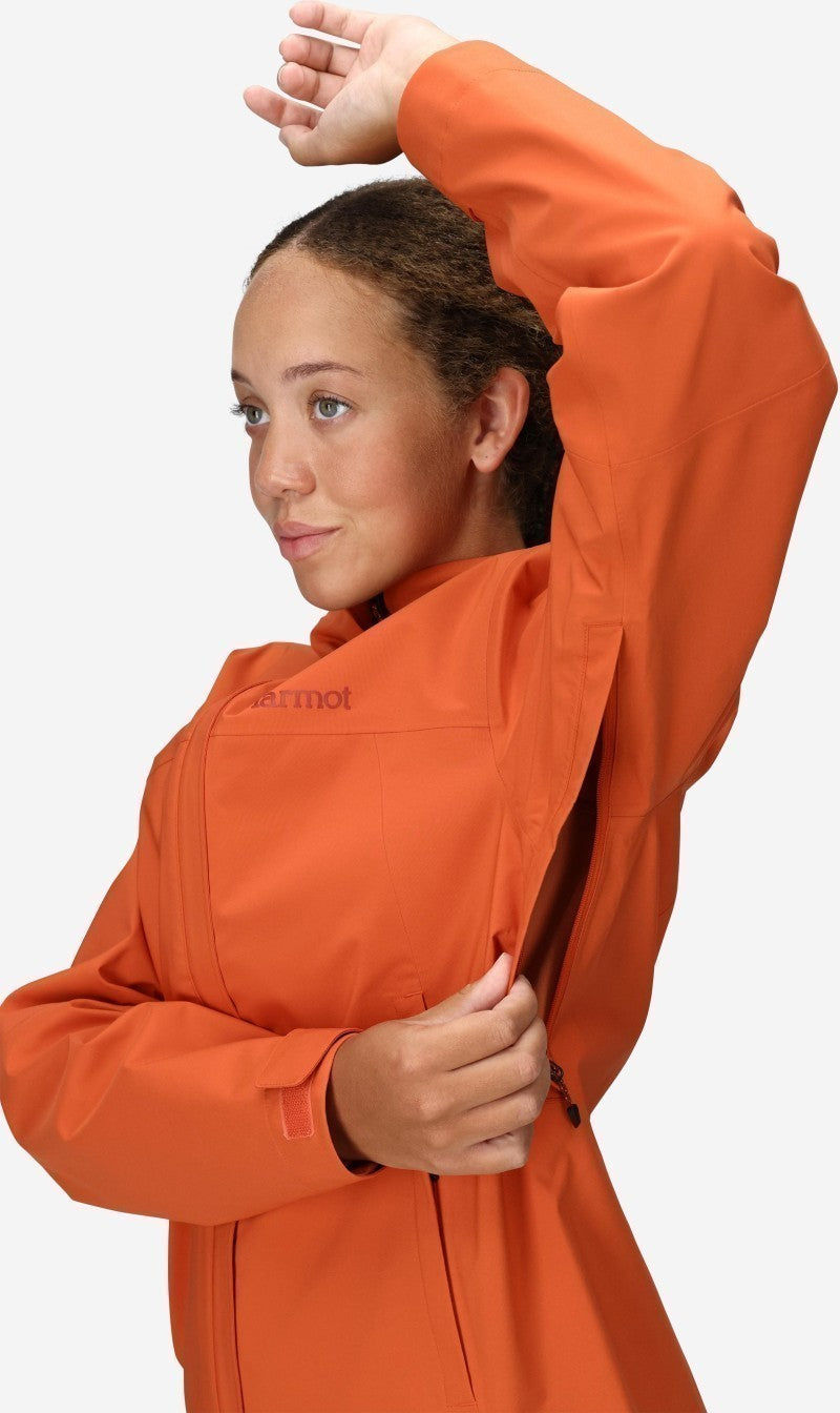 PreCip Eco Pro Jacket - Womens - ginger blossom 1