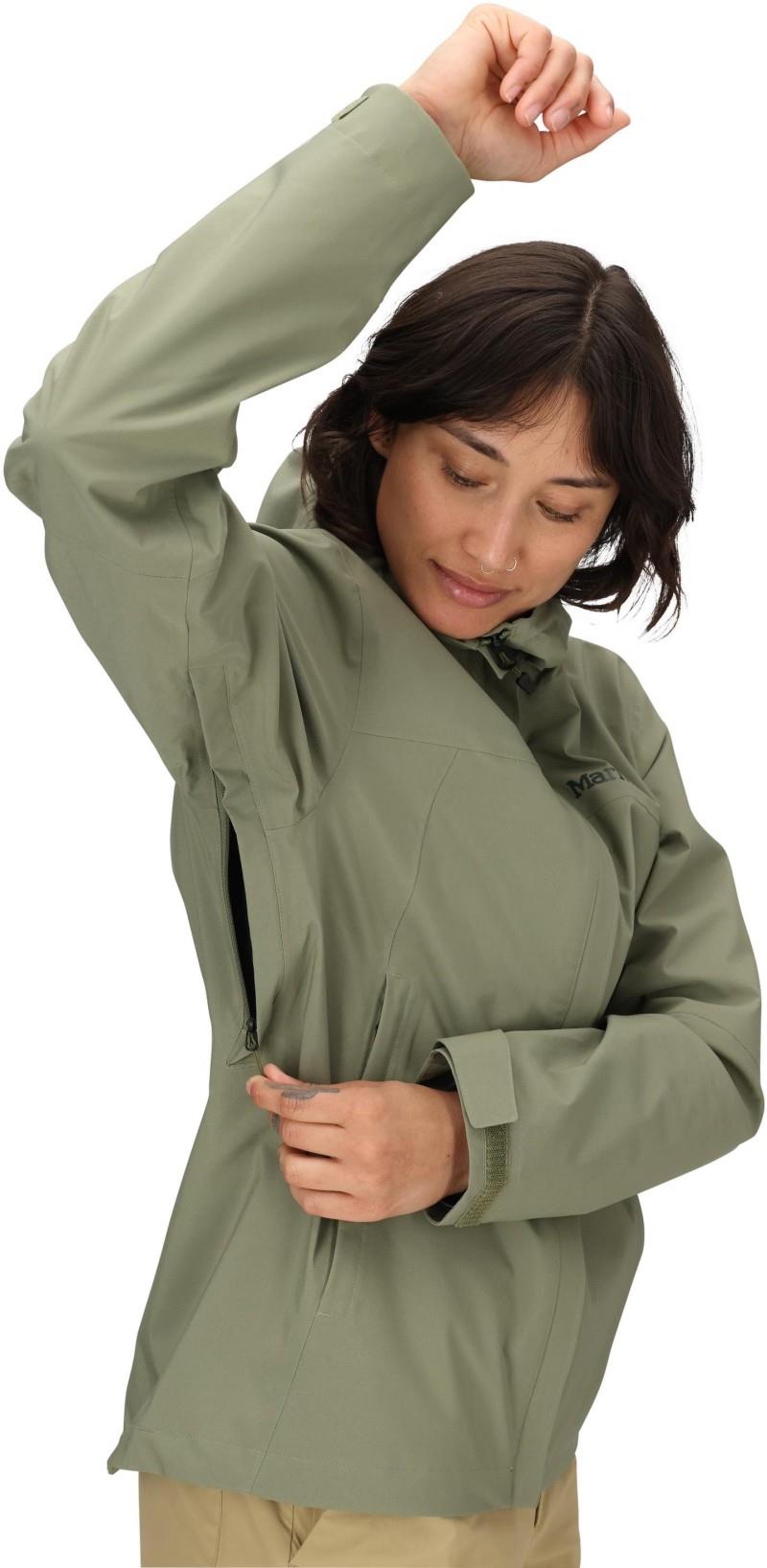 PreCip Eco Pro Jacket - Womens - olive grove 1