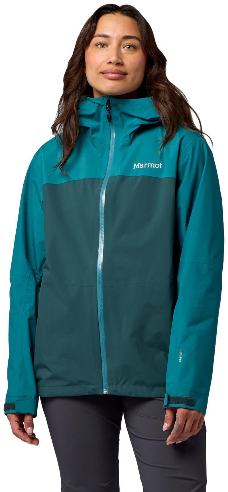 PreCip Evo Flex Jacket - Womens - emerald blue / water cave 1