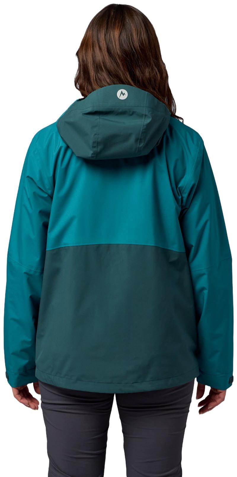 PreCip Evo Flex Jacket - Womens - emerald blue / water cave 1