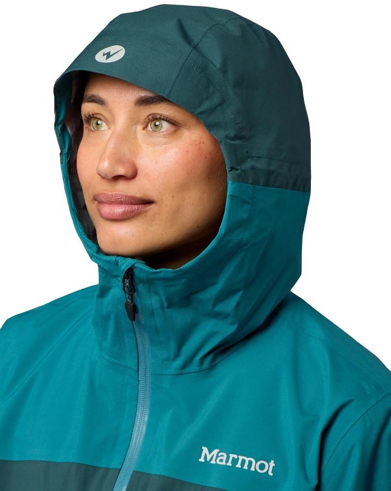 PreCip Evo Flex Jacket - Womens - emerald blue / water cave 1
