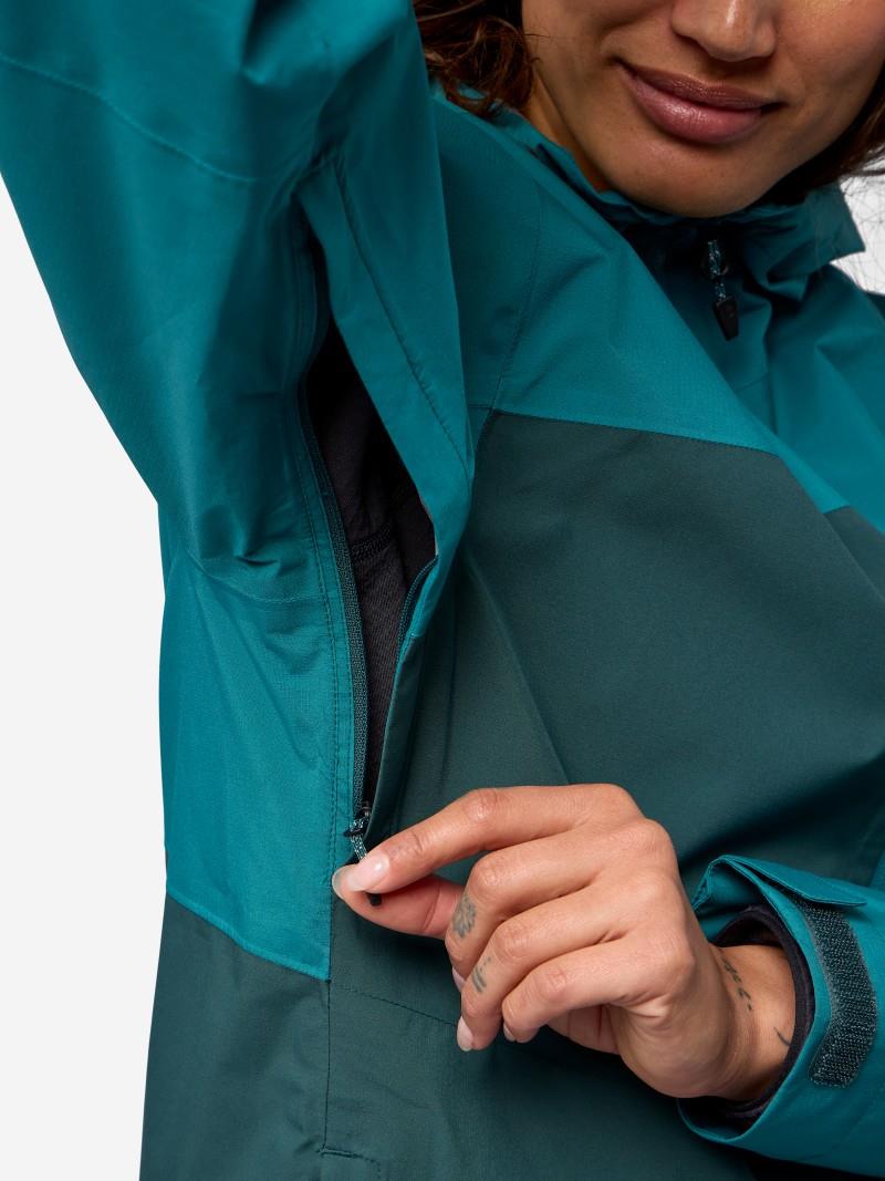 PreCip Evo Flex Jacket - Womens - emerald blue / water cave 1
