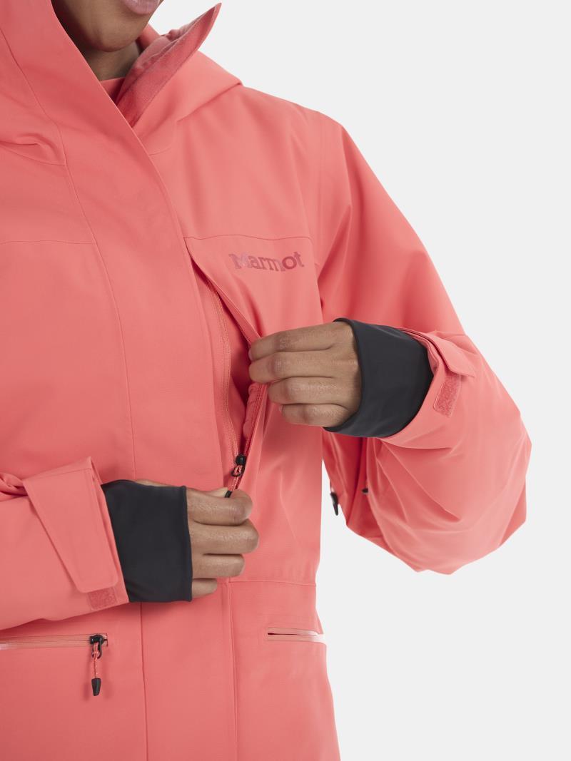 Refuge Insulated Jacket - Womens - Grapefruit 4