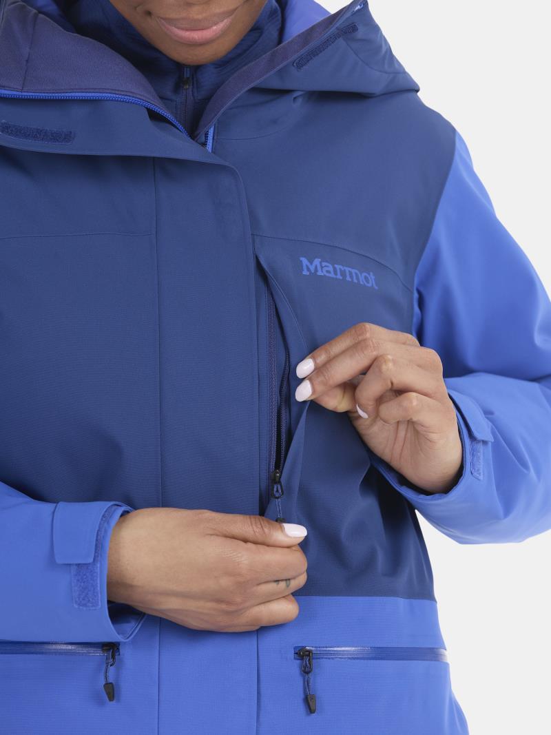 Refuge Insulated Jacket - Womens - Twilight Blue / Trail Blue 4