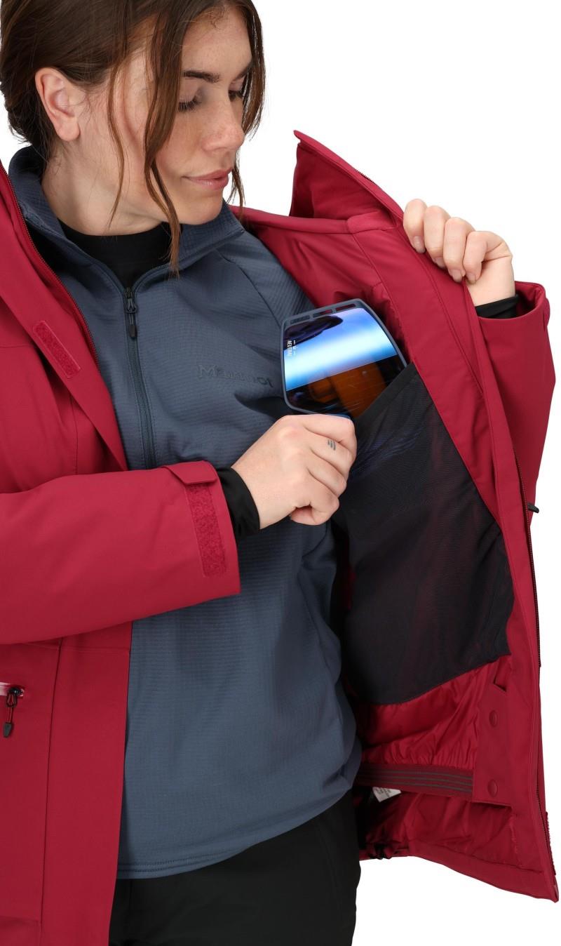 Refuge Insulated Jacket - Womens - red mulberry 1